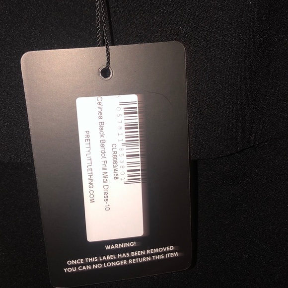 PLT OFF THE SHOULDERS MIDI DRESS - Picture 3 of 3